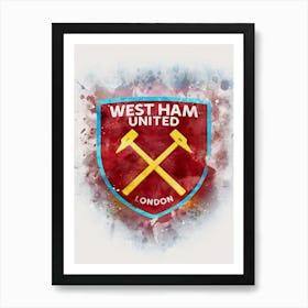 West Ham United 3 Art Print