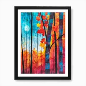 Autumn In The Woods 8 Art Print