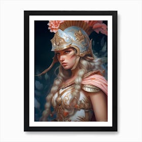 Athena Greek Goddess Painting 5 Art Print