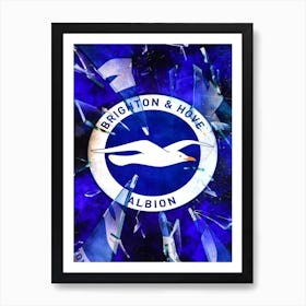 Brighton & Hove Albion Art Print