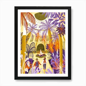 Indoor Garden Illustration Art Print