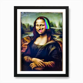 Mona Lisa The Grinning Gioconda Art Print