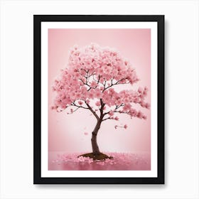 Cherry Blossom Tree 5 Art Print