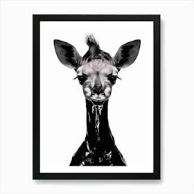 Giraffe 227 Art Print