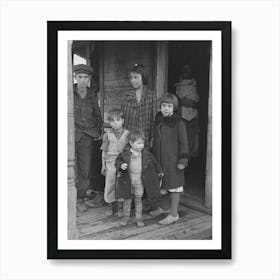 Untitled Photo, Possibly Related To Part Of Alfred Atkinson Family, A Tenant Farmer Of Eighty Acres Near Shannon City Art Print