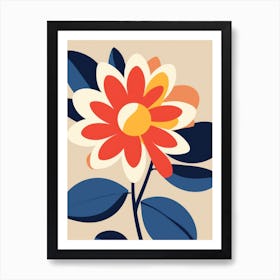 Abstract Flower 11 Art Print