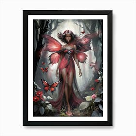 Dreaming In Red Art Print