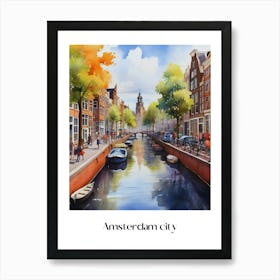 Summer in Amsterdam. 3 Poster