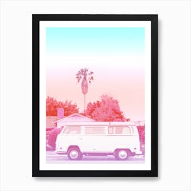 Tropical Travel Vibes Art Print