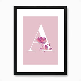 Letter A Art Print