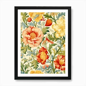 Floral Pattern 108 Art Print