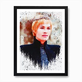 Queen Cersei I Lannister Game Of Thrones Painting Art Print