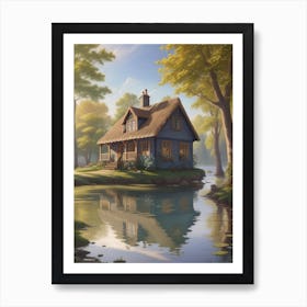 House In The Woods Art Print