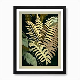 Leatherleaf Fern Rousseau Inspired Art Print