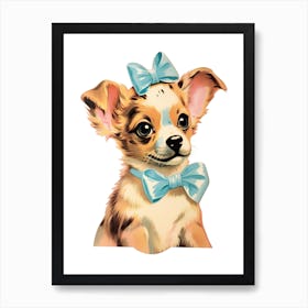 Vintage Dog Kitsch 4 Art Print