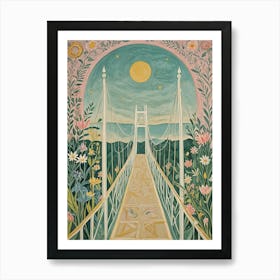 Bridge To The Moon Art Print