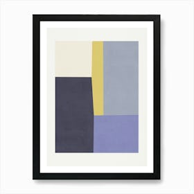 ABSTRACT MINIMALIST GEOMETRY - BY03 Art Print