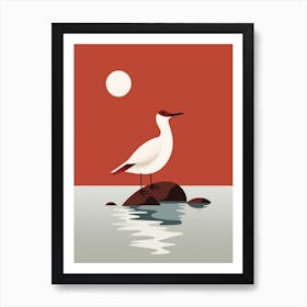 Minimalist Canvasback 1 Illustration Art Print