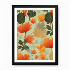 Soft Autumn Garden Art Print