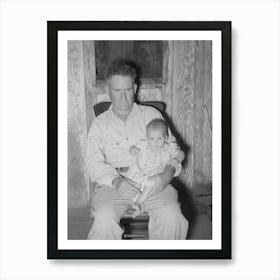 Unemployed Oil Worker And His Baby, Seminole, Oklahoma By Russell Lee Art Print