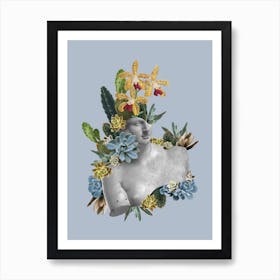 Cactus Statue Art Print