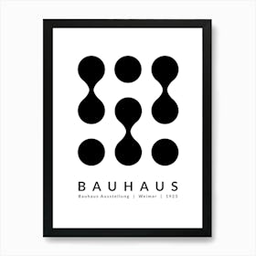 BAUHAUS LIQUID BK Art Print