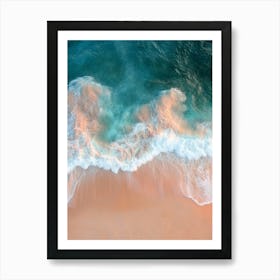 Aerial View Of The Ocean 1 Art Print