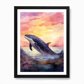 Strap Toothed Whale 1 Art Print