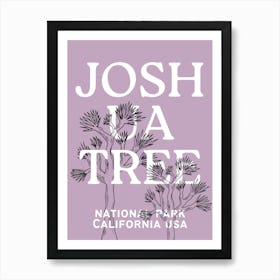 Joshua Tree National Park | California Desert Travel Landscape Scenery 2 Art Print