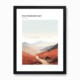 The Pennine Way Scotland 2 Hiking Trail Landscape Poster Art Print