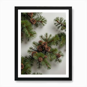 Pine Cones Art Print