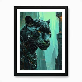 Cyberpanther Art Print