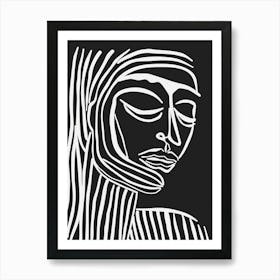 Portrait Of A Woman 463 Art Print