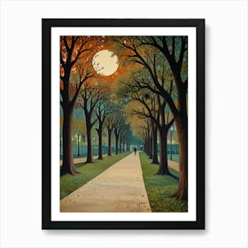 William Morris Walk In The Park Art Print