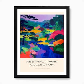 Abstract Park Collection Poster Kenrokuen Garden Kanazawa Japan 2 Art Print