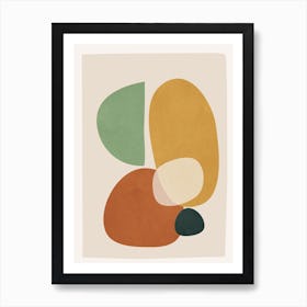 Colorful Abstract Shapes 4 Art Print