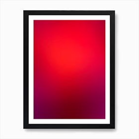 Abstract Red Background Art Print