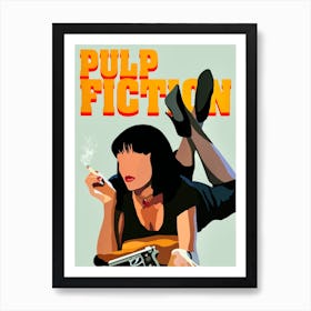 Pulp Fiction Print | Pulp Fiction Movie Print Affiche