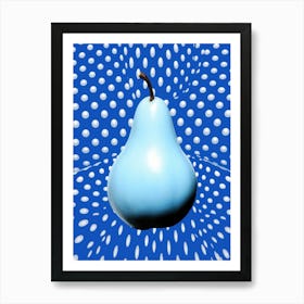 Pear and Dots Pop Art 3 Art Print