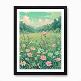 Field Of Flowers 1 Art Print