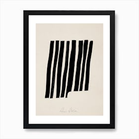 Abstract Stripes 04 Art Print