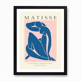 Matisse Galerie D'exposition Papier Decoupe Minimalist artwork 10 Art Print