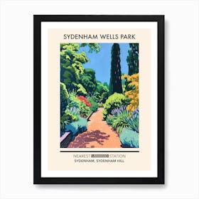 Sydenham Wells Park London Parks Garden 1 Art Print