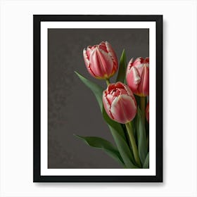 Tulips In A Vase 4 Art Print