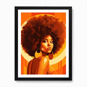 Afro Girl 23 Art Print