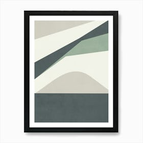 ABSTRACT MINIMALIST GEOMETRY - EG Art Print