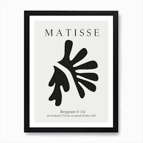 Matisse Minimal Cutout 14 Art Print