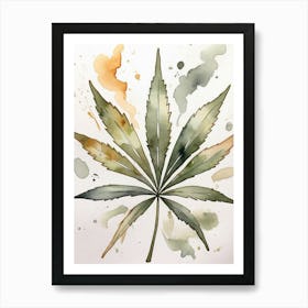 Marijuana Leaf 3 Art Print