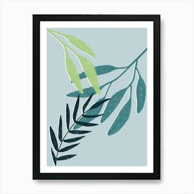 Eucalyptus Leaves Art Print