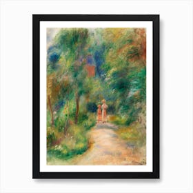 Two Figures On A Path (1906), Pierre Auguste Renoir Art Print